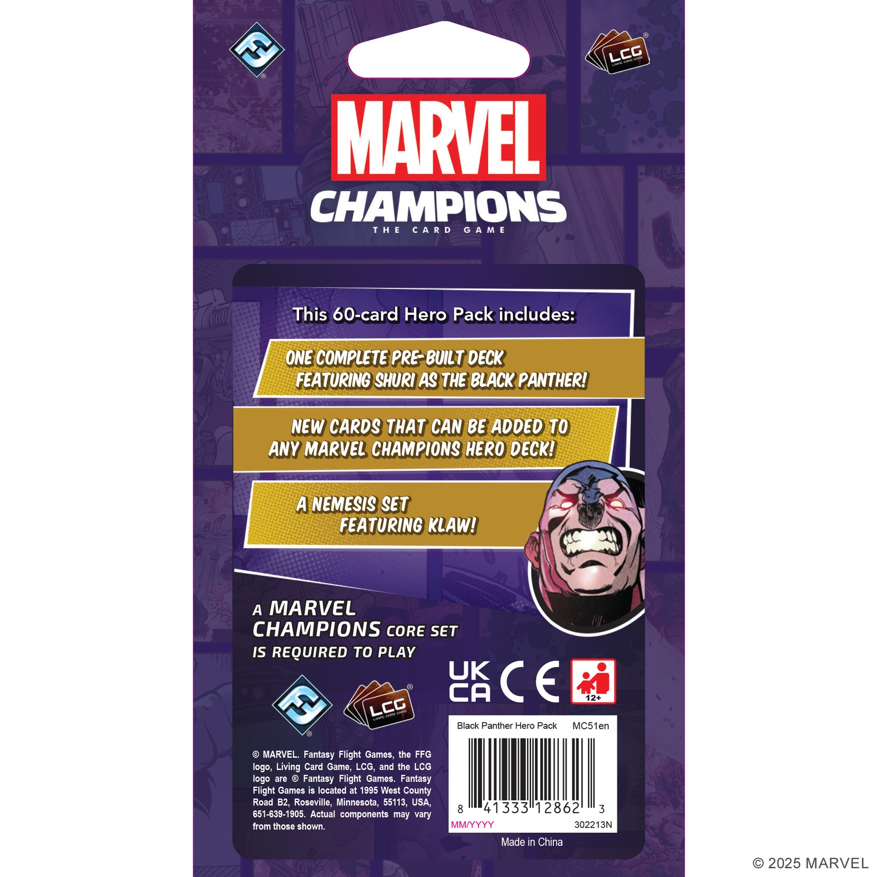 Marvel Champions : The Card Game - Black Panther Hero Pack